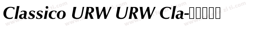 Classico URW URW Cla字体转换